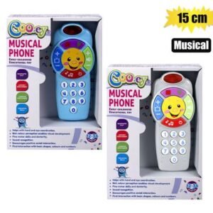 Baby toy edu musical phone battery operated 15cm