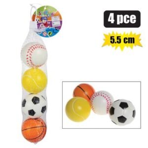 Ball set sport style 5.5cm 4 Piece