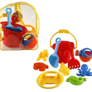 Beach Set In Pvc Backpack, 10-piece
