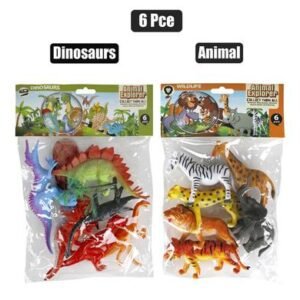 Animals assorted set 6 Piece 8-10cm