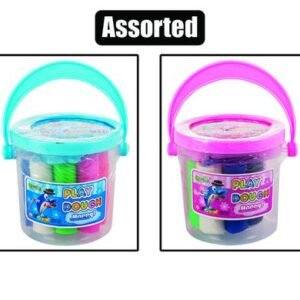 Edu play dough in bucket assorted