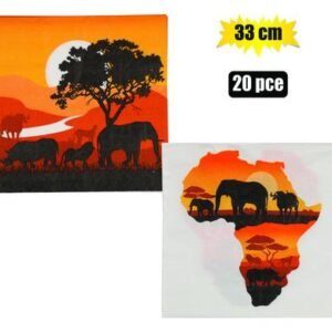 Serviettes 2ply 33cm 20 Piece big five