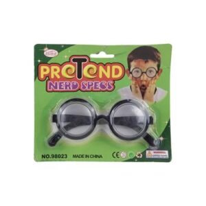 NOVELTY GLASSES NERD EYE 14cm