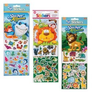 STICKER ALBUM+STICKERS ASSORTED