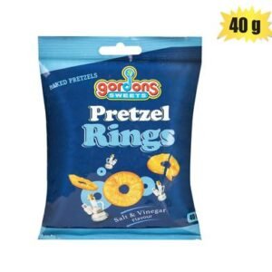 SNACK GS PRETZEL RINGS SALT&VINEGAR 40g
