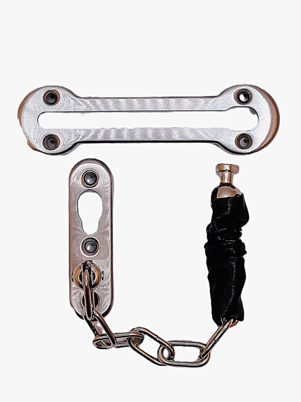 Heavy-Duty Stainless Steel Door Security Chain with Protective Sleeve - Image 4