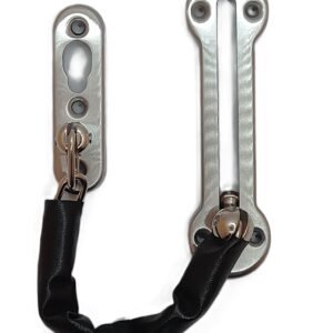 Heavy-Duty Stainless Steel Door Security Chain with Protective Sleeve