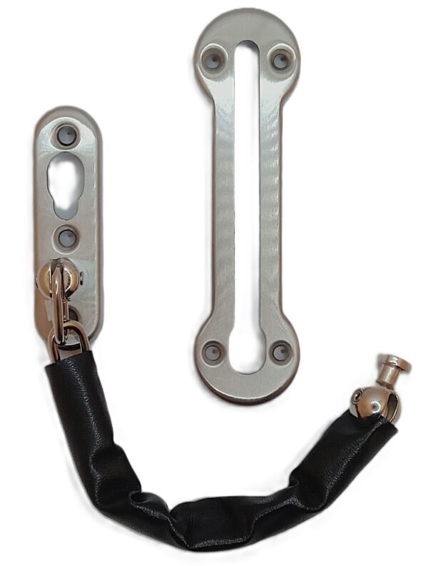 Heavy-Duty Stainless Steel Door Security Chain with Protective Sleeve - Image 2