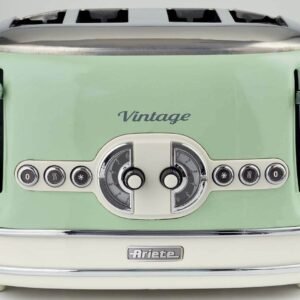 Ariete Toaster 4 slice Vintage Pastel Green