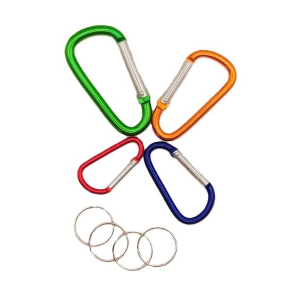 Snap hook -4-Piece Anodised Aluminium Carabiner Set
